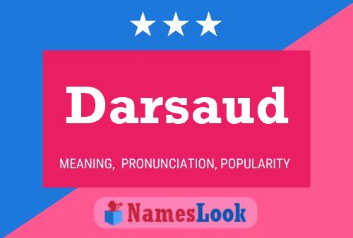 Darsaud Name Poster