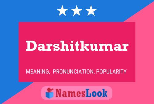 Darshitkumar Name Poster