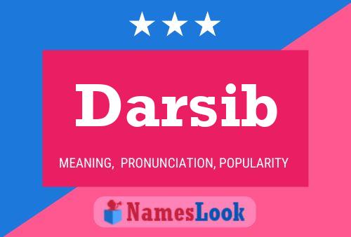 Darsib Name Poster