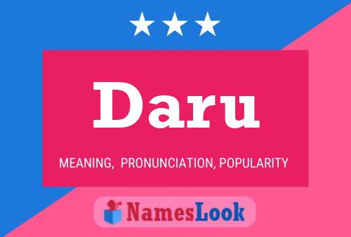 Daru Name Poster