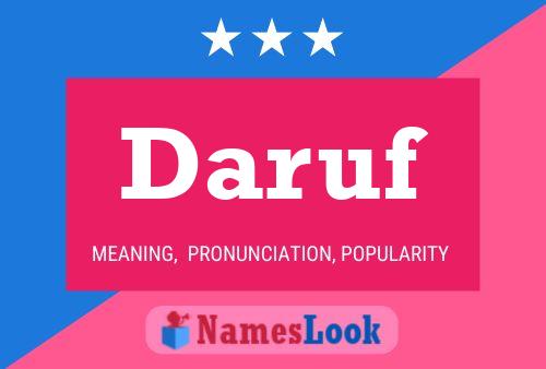 Daruf Name Poster