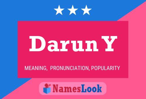 Darun Y Name Poster