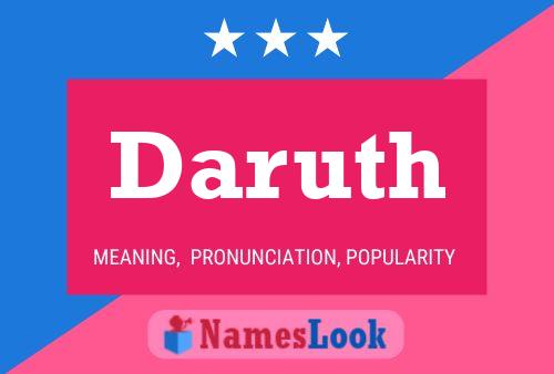 Daruth Name Poster