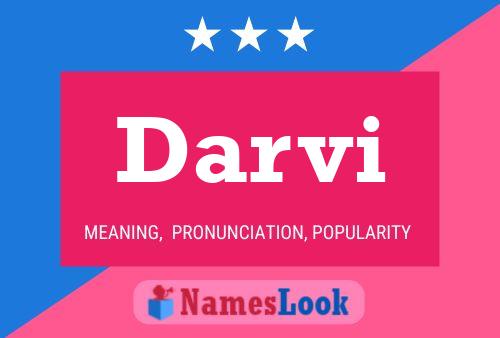 Darvi Name Poster