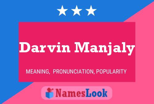 Darvin Manjaly Name Poster