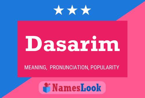 Dasarim Name Poster