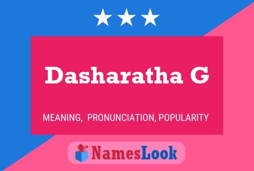 Dasharatha G Name Poster