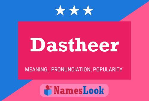 Dastheer Name Poster