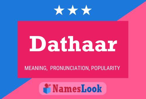 Dathaar Name Poster