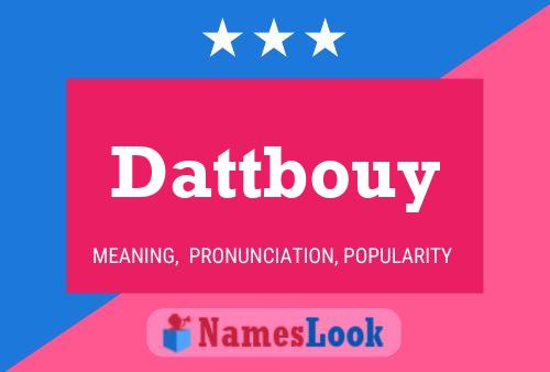 Dattbouy Name Poster