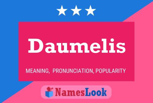 Daumelis Name Poster