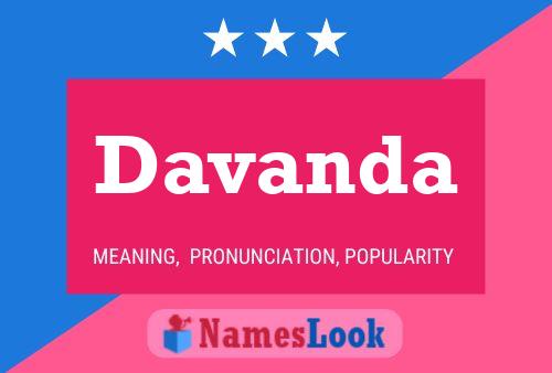 Davanda Name Poster