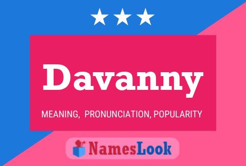 Davanny Name Poster