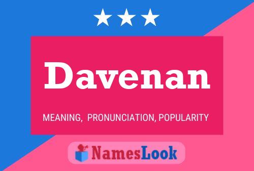 Davenan Name Poster