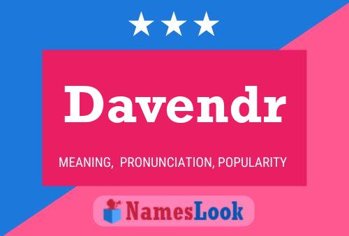 Davendr Name Poster