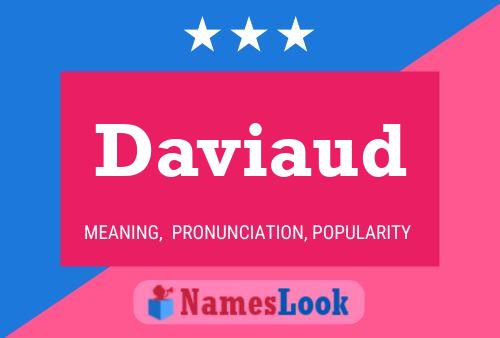 Daviaud Name Poster