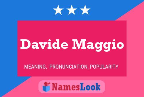 Davide Maggio Name Poster