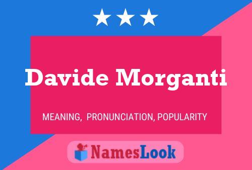 Davide Morganti Name Poster