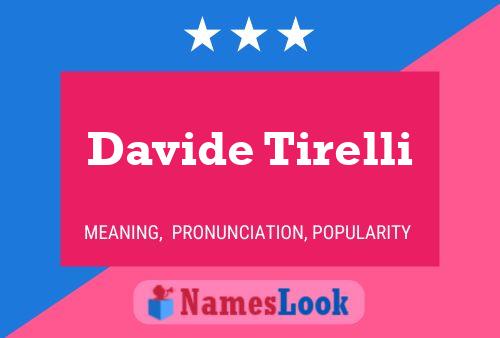 Davide Tirelli Name Poster