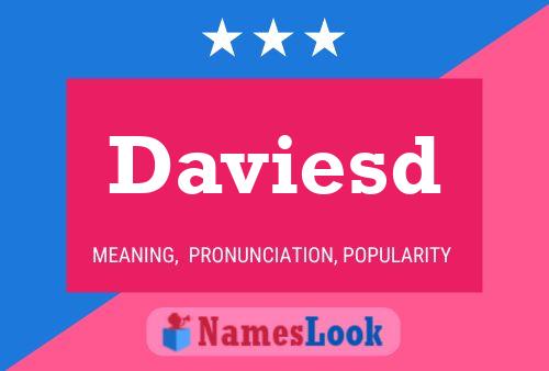 Daviesd Name Poster