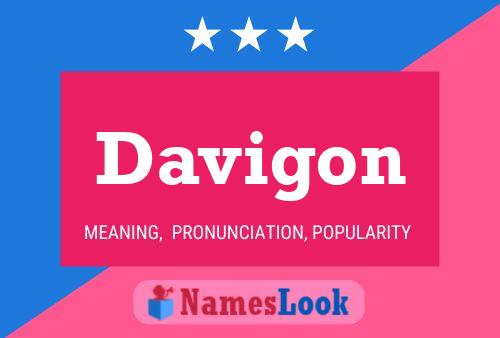 Davigon Name Poster