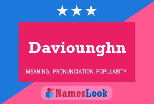 Daviounghn Name Poster