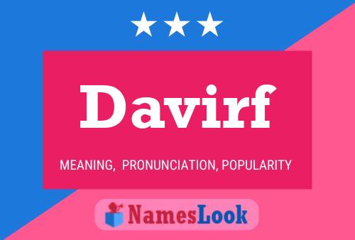 Davirf Name Poster