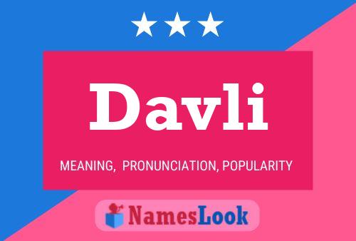 Davli Name Poster