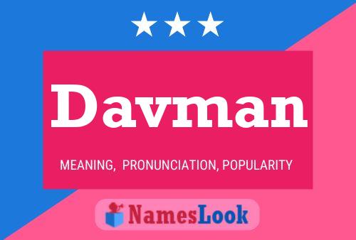 Davman Name Poster