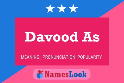 Davood As Name Poster