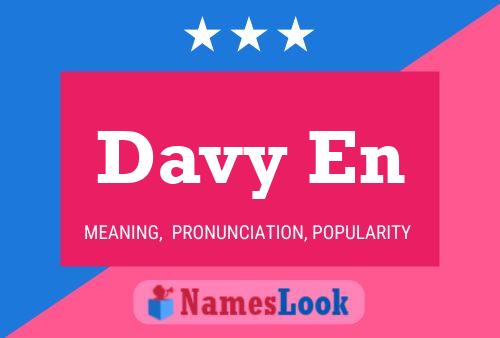 Davy En Name Poster