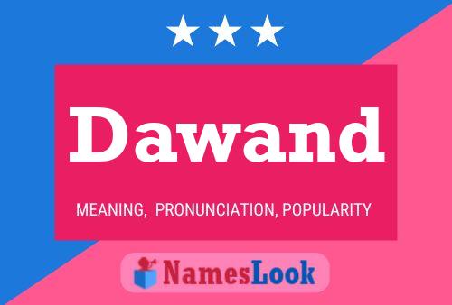 Dawand Name Poster