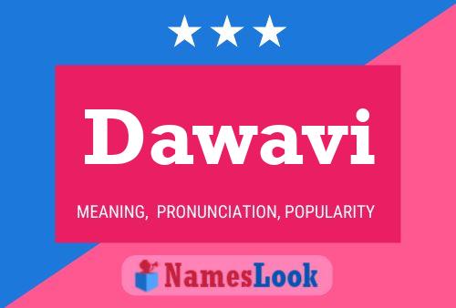 Dawavi Name Poster