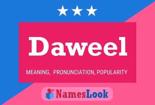 Daweel Name Poster