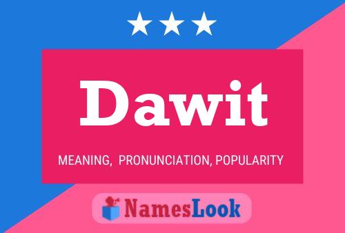 Dawit Name Poster