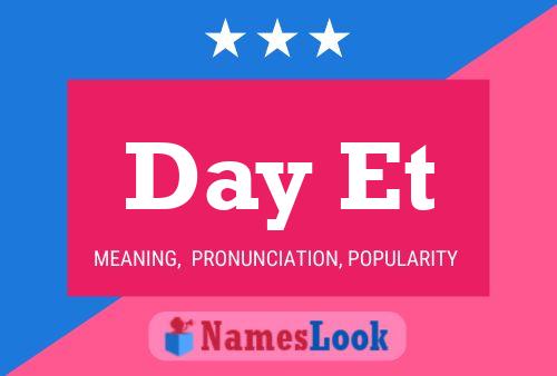 Day Et Name Poster