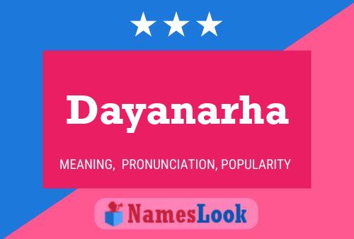 Dayanarha Name Poster