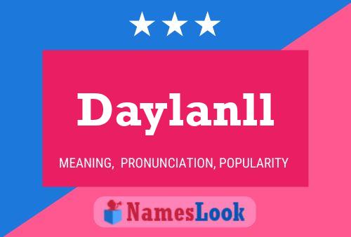 Daylanll Name Poster