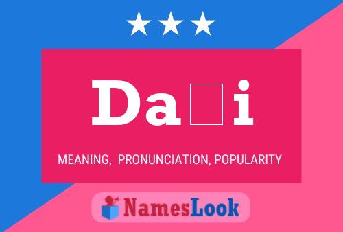 Daði Name Poster