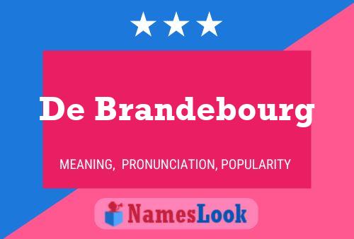 De Brandebourg Name Poster