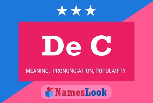 De C Name Poster