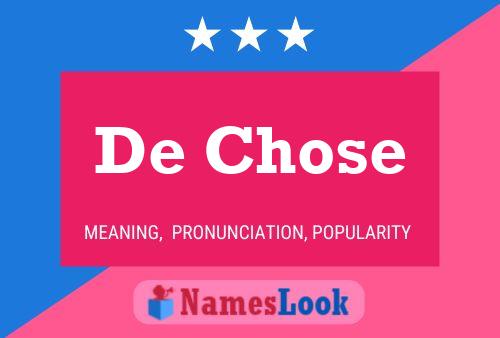 De Chose Name Poster