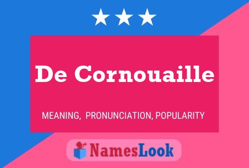 De Cornouaille Name Poster