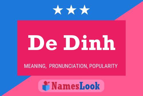 De Dinh Name Poster