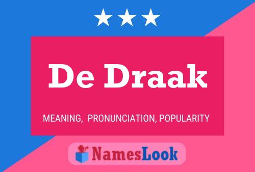 De Draak Name Poster