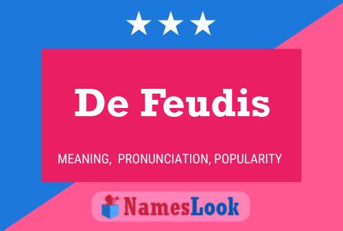 De Feudis Name Poster