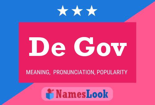 De Gov Name Poster