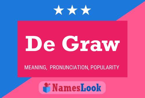 De Graw Name Poster