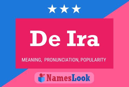 De Ira Name Poster