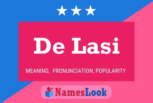 De Lasi Name Poster